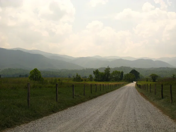 Estrada velha montanha — Fotografia de Stock