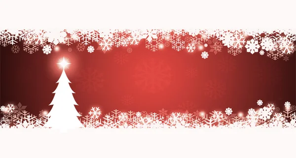 Cartão de Natal Vermelho — Fotografia de Stock