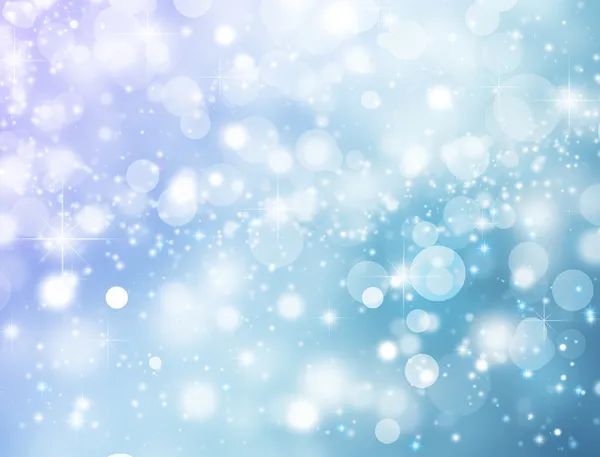 Blue and white sparkles — Stock Photo, Image
