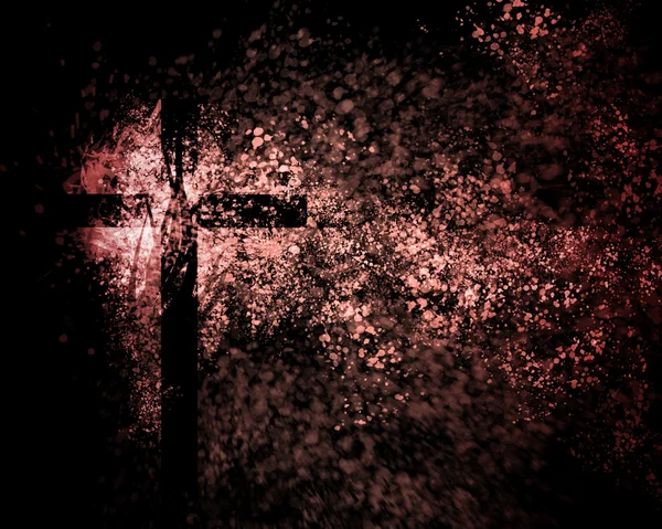Анотація хрест — стокове фото
