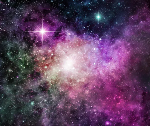 紫色星云a 图库图片
