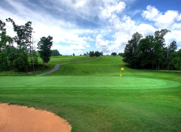 高尔夫球场在北卡罗莱纳州 — 图库照片
