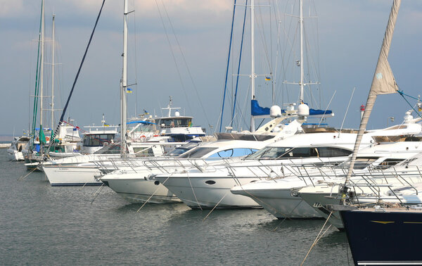 Yachts in the Yacht Club