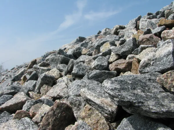 Дробленные камни — стоковое фото