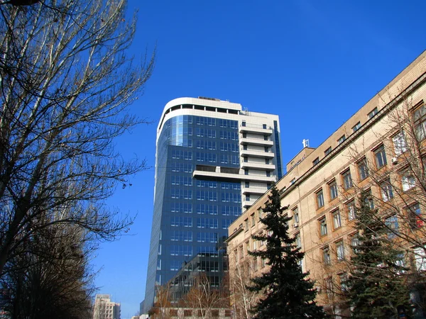 stock image Glass building