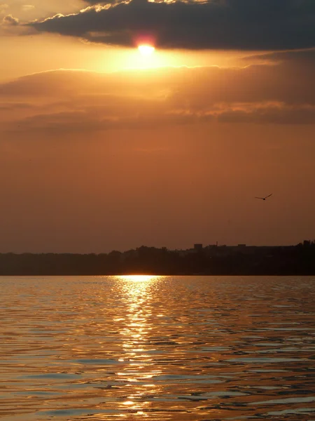 stock image Sunset at sea