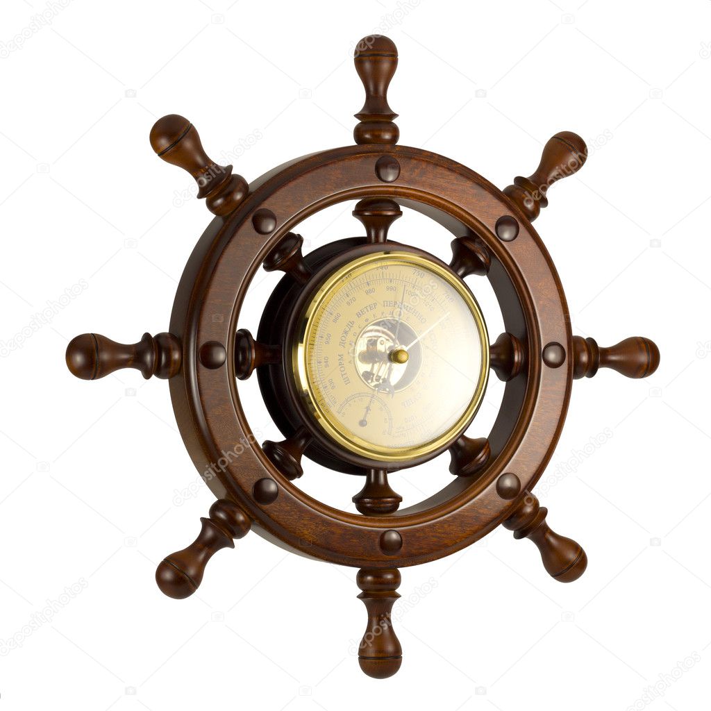 Barometer in the form of helm
