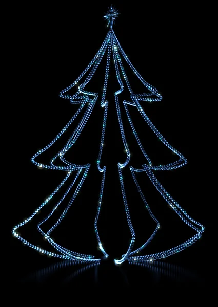 Diamonds Christmas Tree — Stock Photo, Image