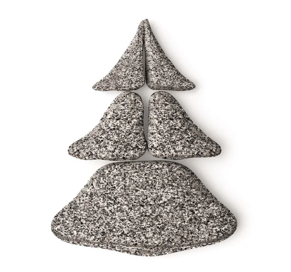3D-Thermen-Weihnachtsbaum lizenzfreie Stockbilder