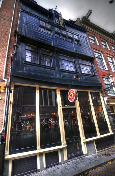 En eski Amsterdam pub — Stok fotoğraf