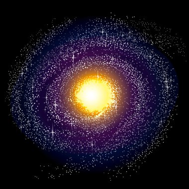 Spiral Galaxy - Milky Way clipart