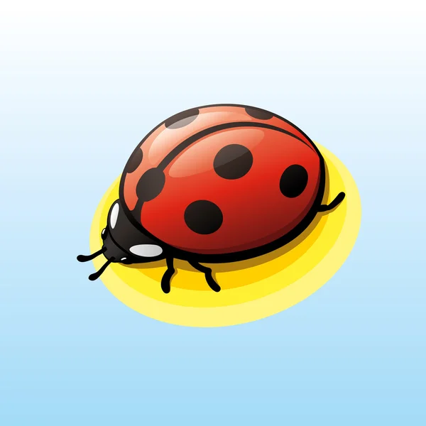 Lady Bug. — Vector de stock