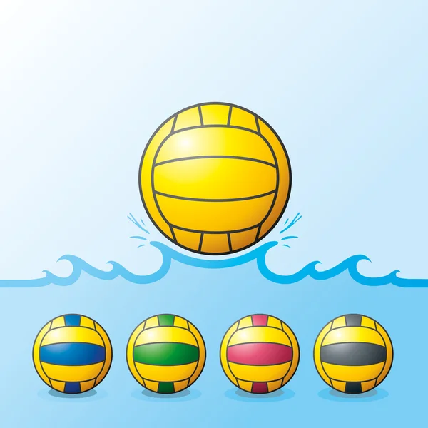 Set palla Polo H2O — Vettoriale Stock