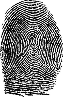 Fingerprint clipart