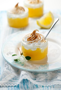 Lemon Meringue Dessert clipart