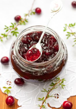 Cranberry jam clipart