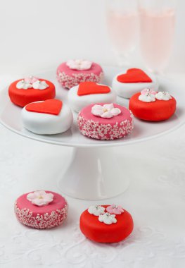 Petit fours for holiday clipart