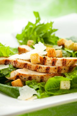 Chicken Caesar salad clipart