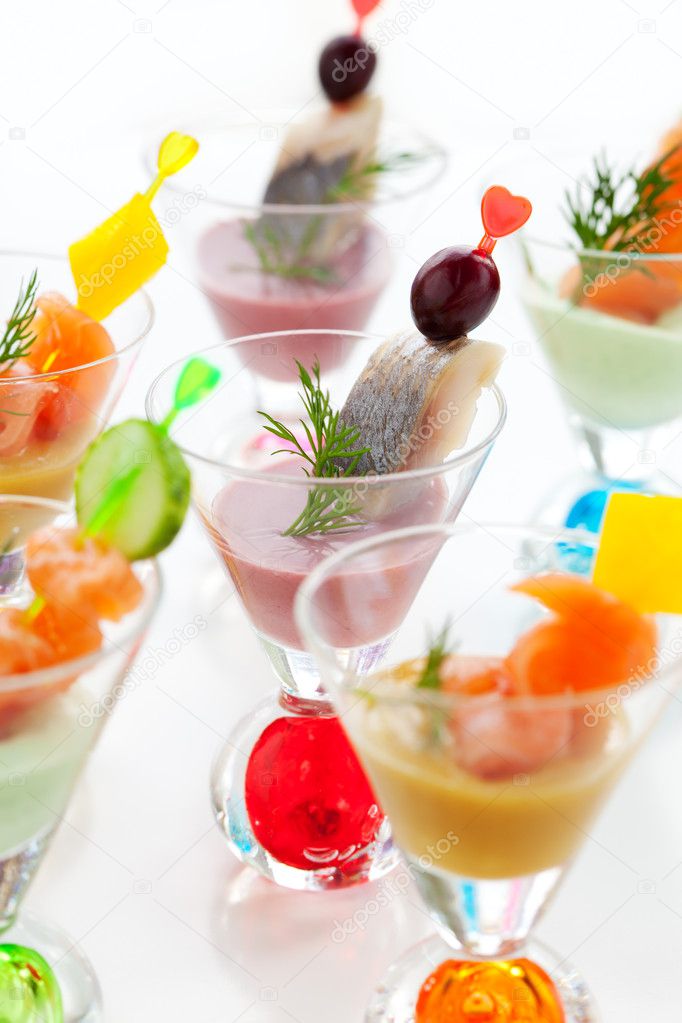 Fish appetizers — Stock Photo © sarsmis 7857547