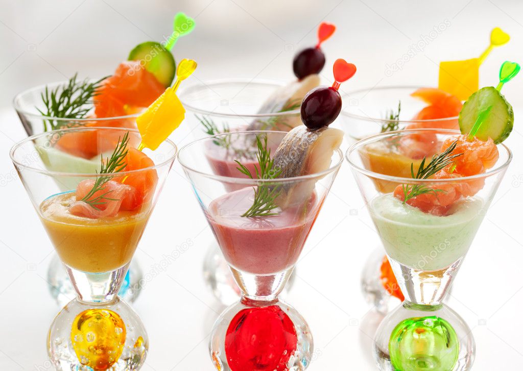 Fish appetizers — Stock Photo © sarsmis 7857569