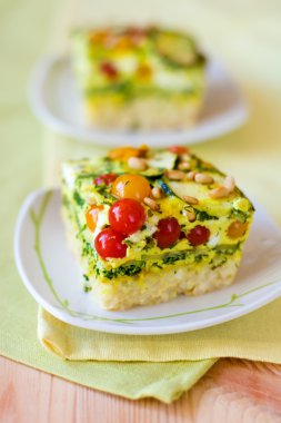 Sebze graten (quiche dilim)