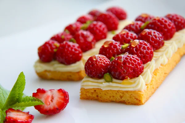 Strawberry tarts — Stock Photo, Image
