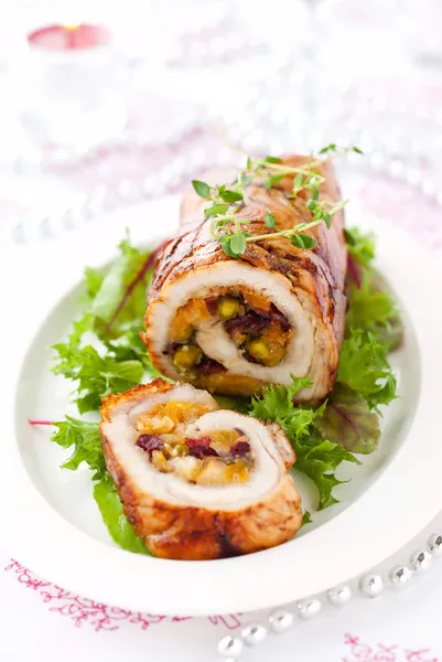 stock image Stuffed turkey breast