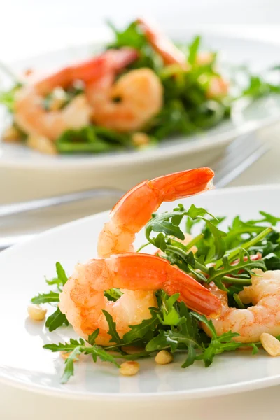 Shrimps salad — Stock Photo, Image