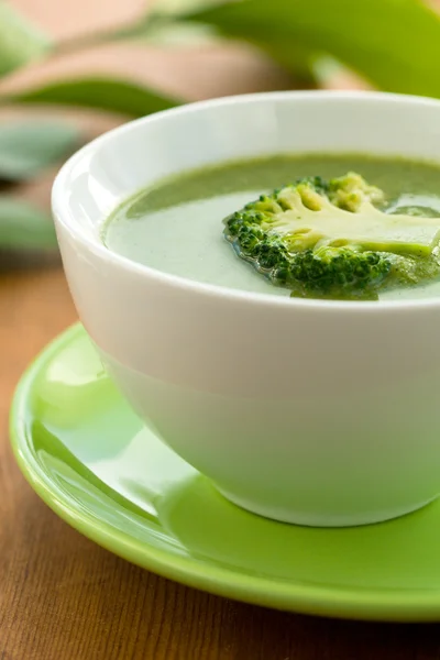 Sopa de brócolis — Fotografia de Stock