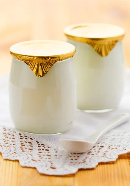 stock image Milk yoghurt