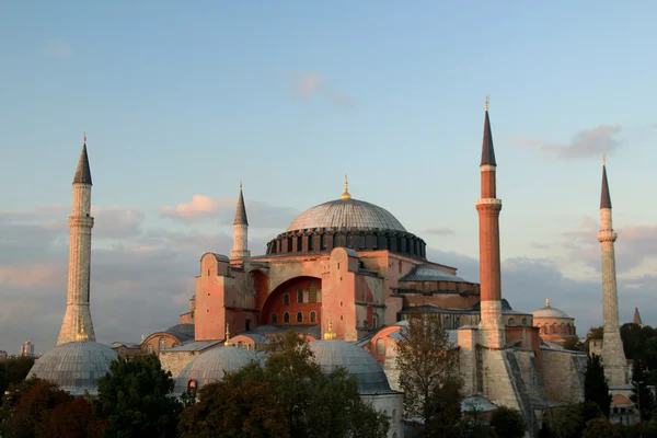Pięknej świątyni hagia sofia w Stambule — Zdjęcie stockowe