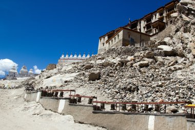 Leh Palace in Ladakh India clipart