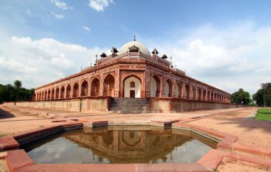 Humayun's Tomb New Delhi tourist destination clipart