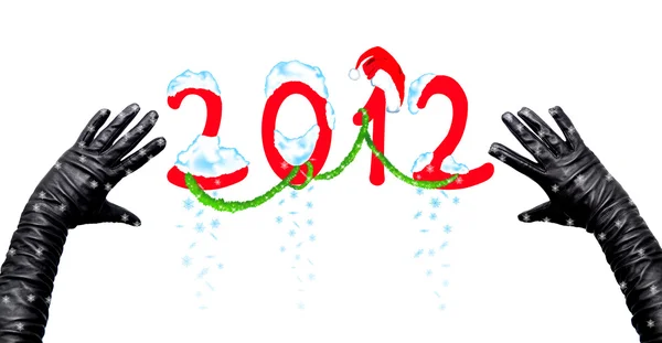 2012 feliz año nuevo — Foto de Stock