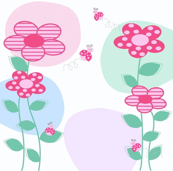 Fond de fleur — Image vectorielle
