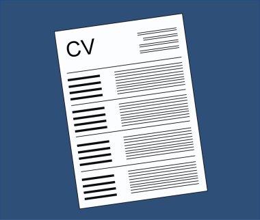 CV curriculum vitae clipart