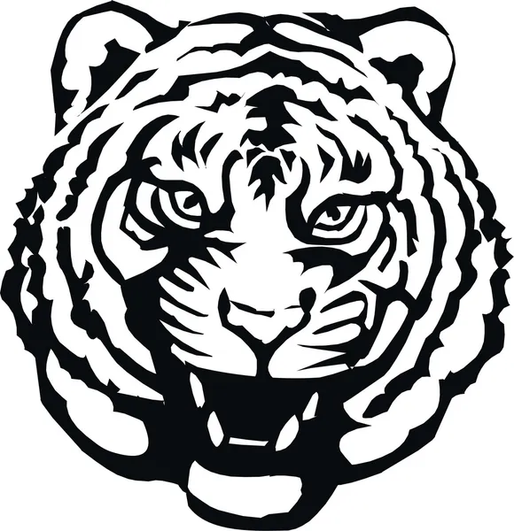 Tiger wilde Wildtiere — Stockvektor