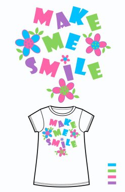 Pattern for childrens wear clipart