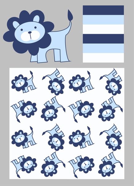 Three different patterns