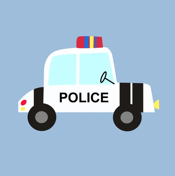 stock vector A police car