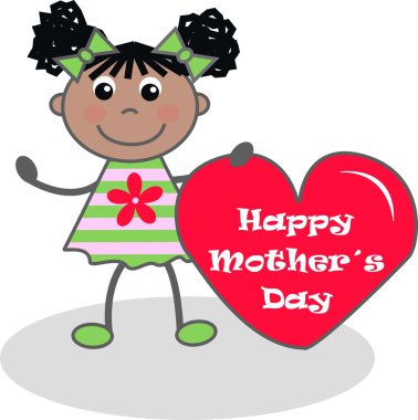 Happy mother´s day clipart