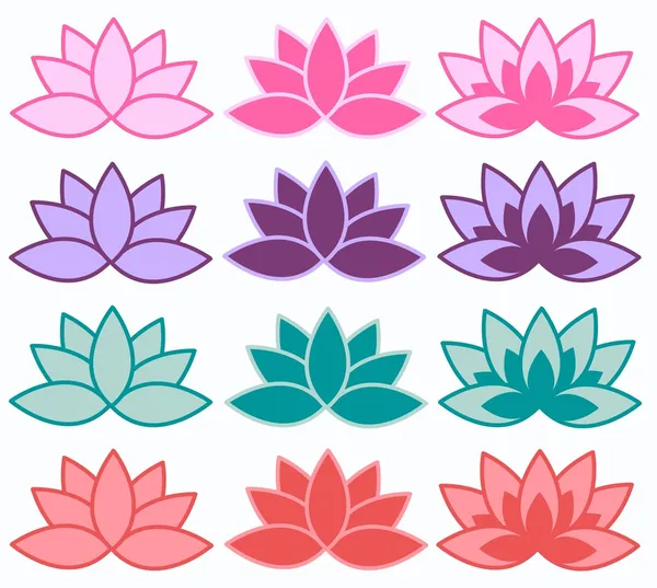 Lotus blomma bakgrund — Stock vektor