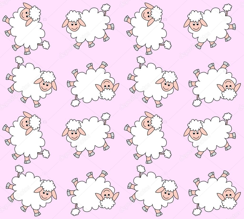 Semaless pattern lamb