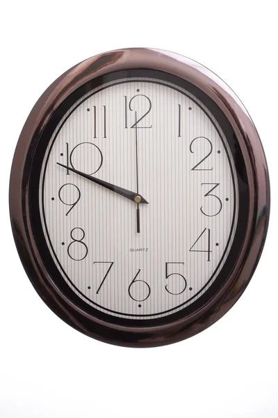 Wall clock oval — Stock Photo, Image