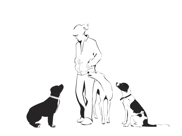 Classe di cane — Vettoriale Stock