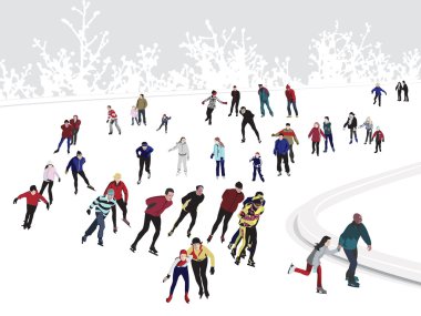 Ice Skating clipart