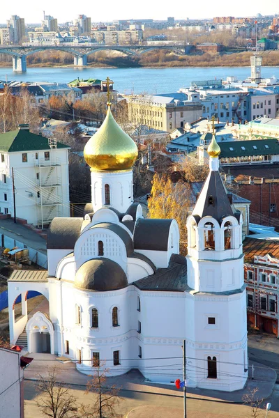 Iglesia de Kazán Icono de la Madre de Dios en Nizhny Novgorod — Foto de Stock