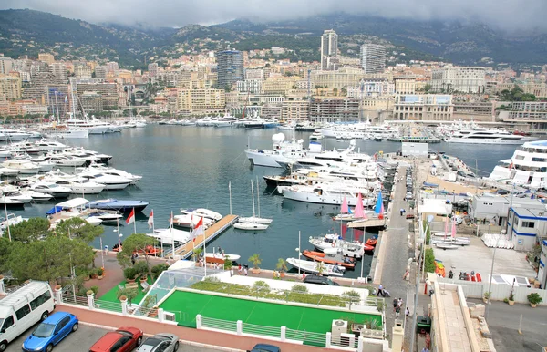 Monaco haven, monte carlo — Stockfoto