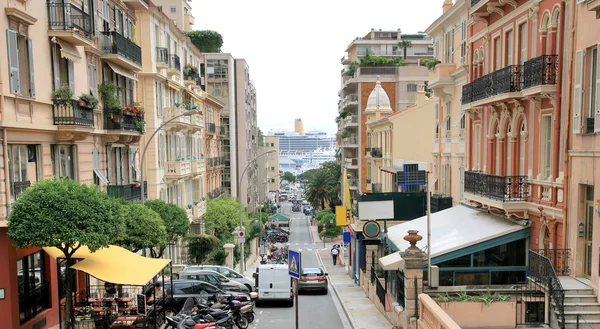 摩纳哥，蒙特卡罗的街道之一 — 图库照片