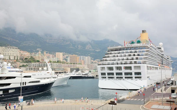 Monaco kikötőre, monte carlo — Stock Fotó